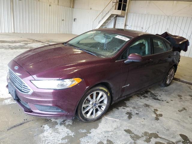 FORD FUSION SE 2017 with VIN 3FA6P0LU8HR142554 - Photo from auction
