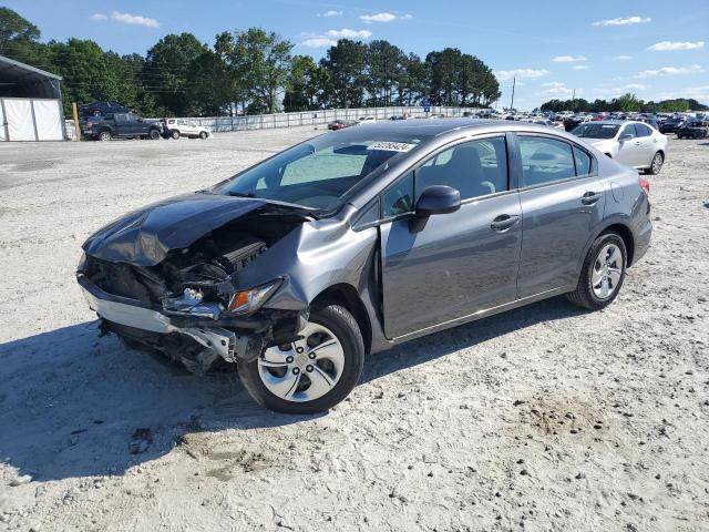 HONDA CIVIC LX 2013 with VIN 19XFB2F53DE089174 - Photo from auction