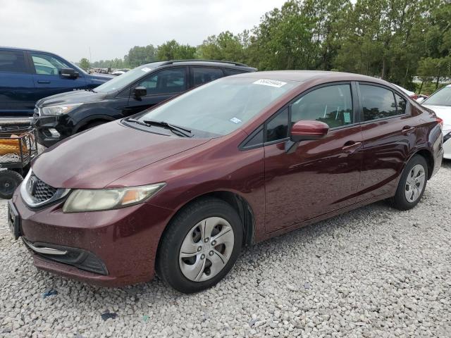 Photo 1 from auction – 2015 HONDA CIVIC LX with VIN 19XFB2F5XFE229207