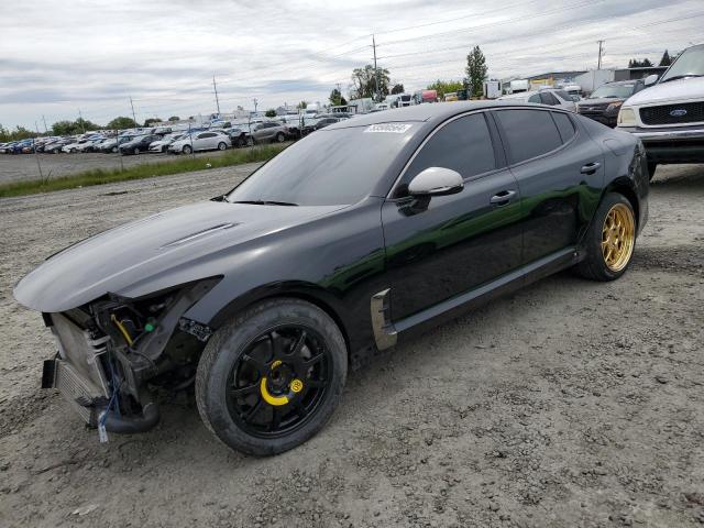 KIA STINGER 2021 with VIN KNAE15LAXM6093047 - Photo from auction