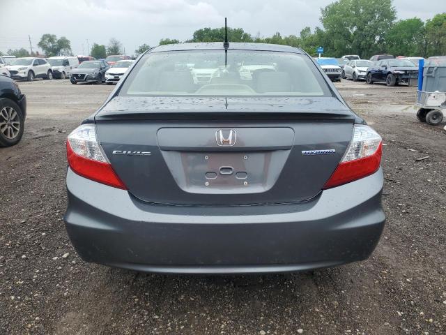 Photo 6 from auction – 2012 HONDA CIVIC HYBR with VIN JHMFB4F32CS001428