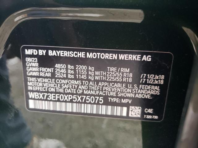 Photo 14 from auction – 2023 BMW X1 XDRIVE2 with VIN WBX73EF0XP5X75075