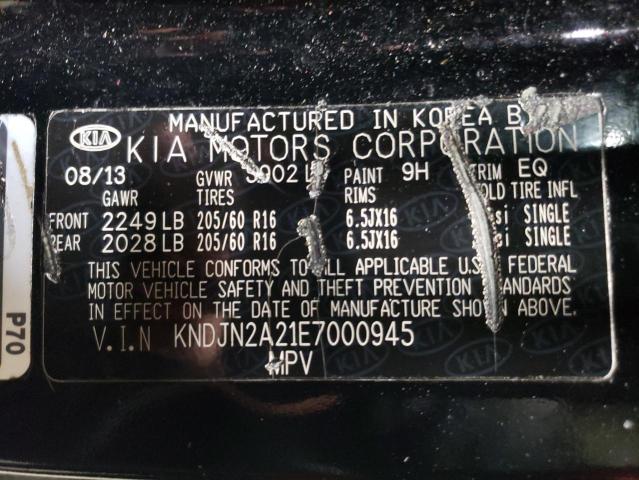 Photo 14 from auction – 2014 KIA SOUL with VIN KNDJN2A21E7000945