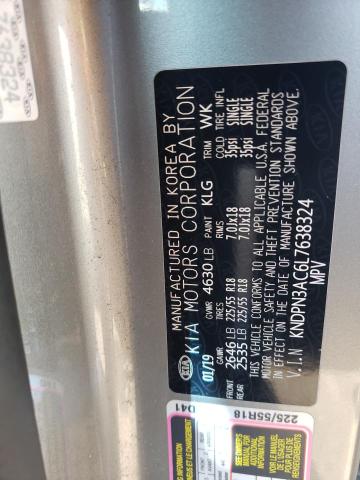 Photo 14 from auction – 2020 KIA SPORTAGE E with VIN KNDPN3AC6L7638324