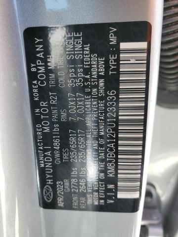 Photo 14 from auction – 2023 HYUNDAI TUCSON BLU with VIN KM8JBCA12PU123336