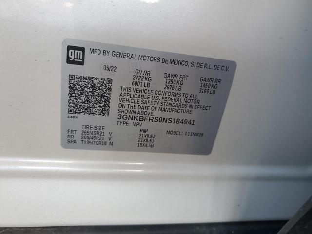 Photo 14 from auction – 2022 CHEVROLET BLAZER PRE with VIN 3GNKBFRS0NS184941