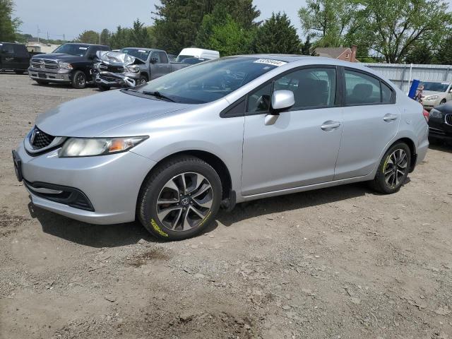 HONDA CIVIC EX 2013 with VIN 2HGFB2F87DH535262 - Photo from auction