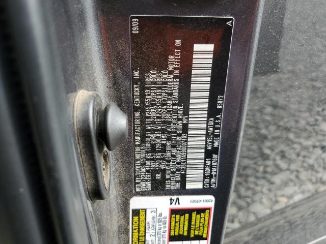 Photo 14 from auction – 2009 TOYOTA VENZA with VIN 4T3BE11A99U007402