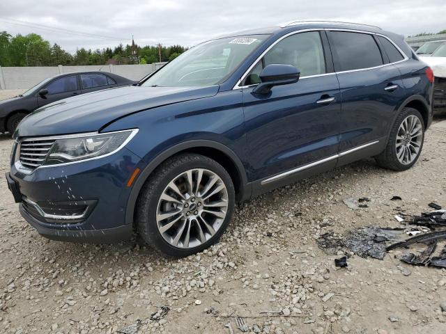 LINCOLN MKX RESERV 2017 with VIN 2LMPJ8LR3HBL30875 - Photo from auction