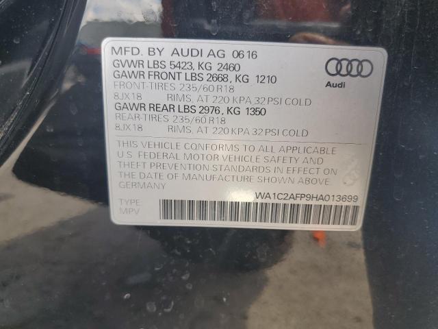 Photo 14 from auction – 2017 AUDI Q5 PREMIUM with VIN WA1C2AFP9HA013699