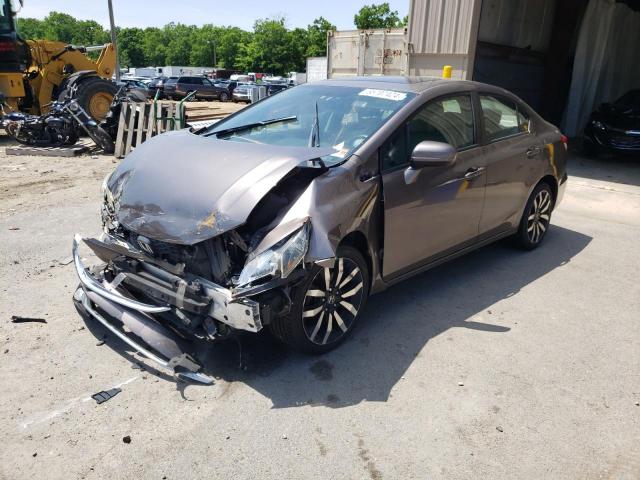 HONDA CIVIC EXL 2015 with VIN 2HGFB2F99FH504851 - Photo from auction