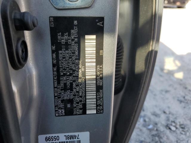 Photo 14 from auction – 2008 TOYOTA SEQUOIA SR with VIN 5TDZY64A58S009842