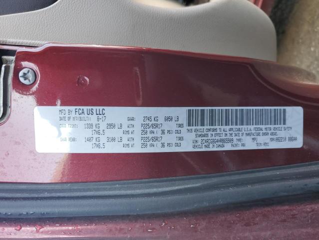Photo 14 from auction – 2017 DODGE GRAND CARA with VIN 2C4RDGBG4HR865909