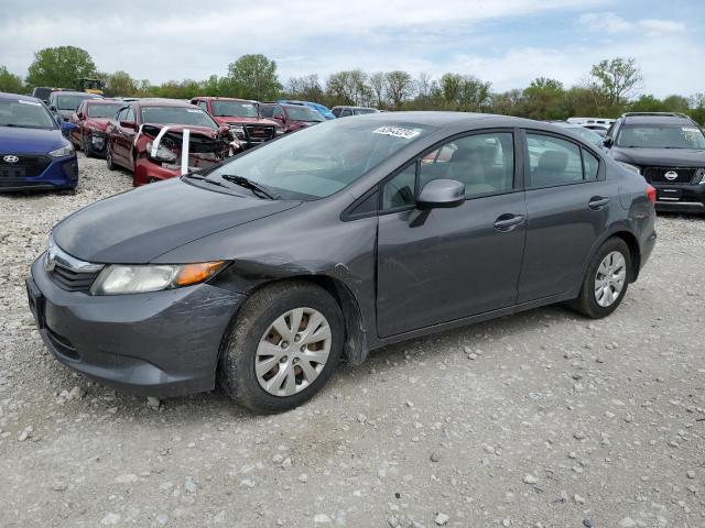 HONDA CIVIC LX 2012 with VIN 2HGFB2F51CH586468 - Photo from auction
