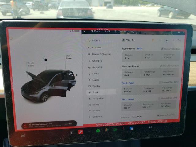 Photo 9 from auction – 2021 TESLA MODEL Y with VIN 5YJYGDEEXMF242201