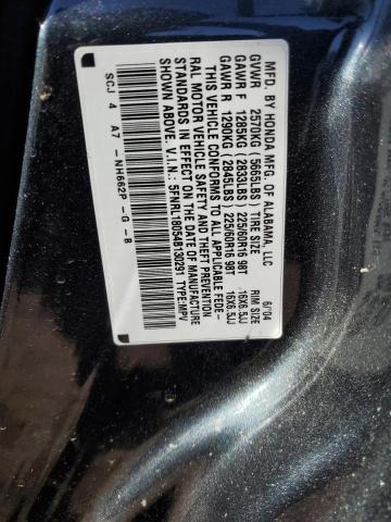 Photo 14 from auction – 2004 HONDA ODYSSEY with VIN 5FNRL18054B130291