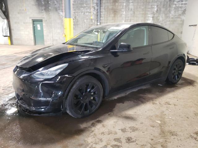 TESLA MODEL Y 2021 with VIN 5YJYGAEE3MF185726 - Photo from auction