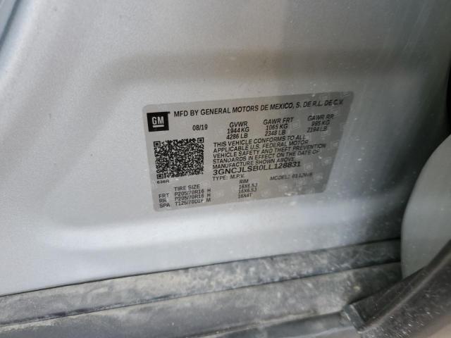 Photo 14 from auction – 2020 CHEVROLET TRAX 1LT with VIN 3GNCJLSB0LL128831