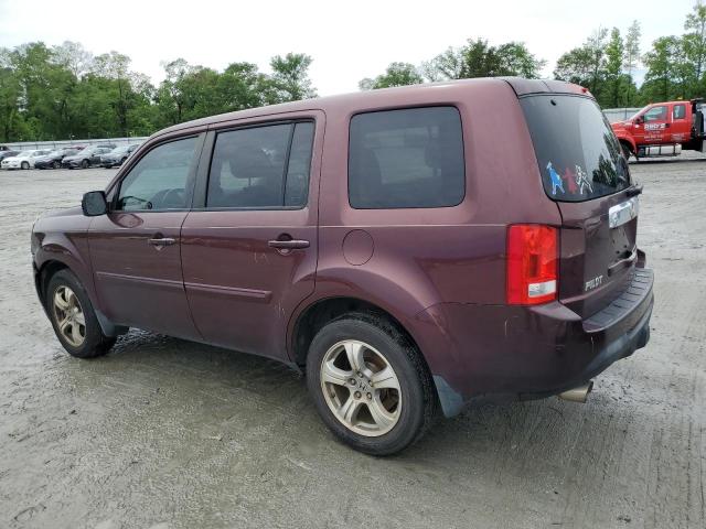 Photo 2 from auction – 2013 HONDA PILOT EXL with VIN 5FNYF3H57DB032907