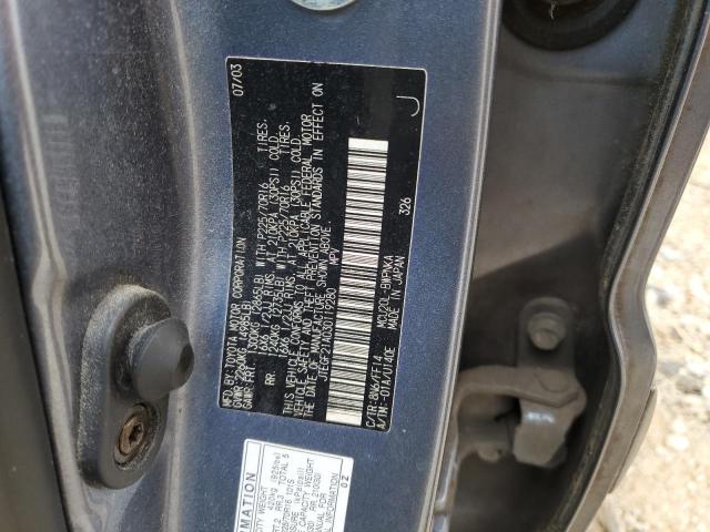 Photo 14 from auction – 2003 TOYOTA HIGHLANDER with VIN JTEGF21A030119280