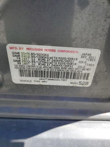 Photo 14 from auction – 2012 MITSUBISHI OUTLANDER with VIN JA4JT3AW6CU017957