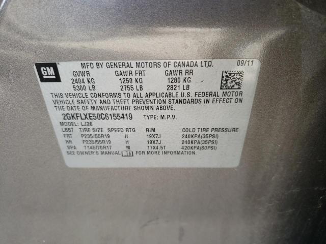 Photo 14 from auction – 2012 GMC TERRAIN SL with VIN 2GKFLXE50C6155419