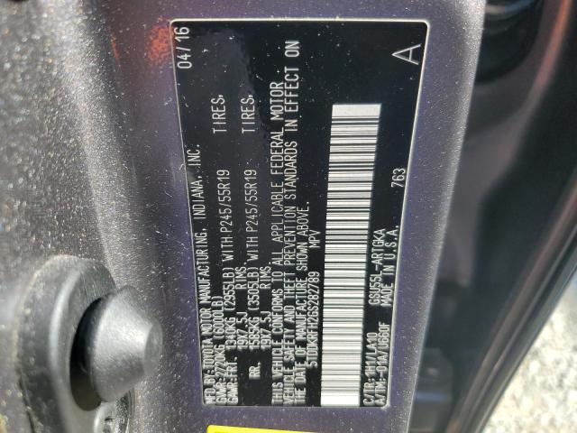 Photo 14 from auction – 2016 TOYOTA HIGHLANDER with VIN 5TDDKRFH2GS282789