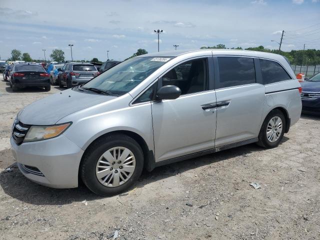 HONDA ODYSSEY LX 2014 with VIN 5FNRL5H24EB051687 - Photo from auction