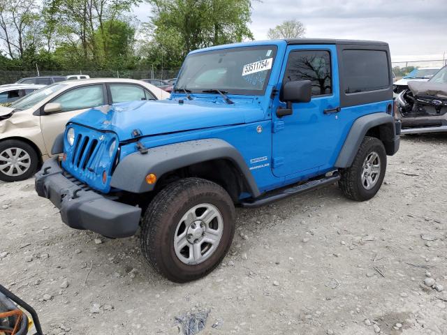 JEEP WRANGLER S 2011 with VIN 1J4AA2D12BL552823 - Photo from auction