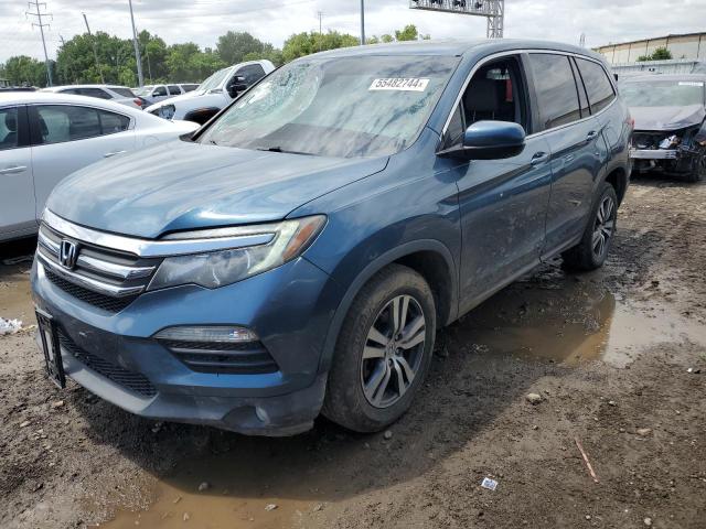 HONDA PILOT EXLN 2016 with VIN 5FNYF5H70GB058380 - Photo from auction