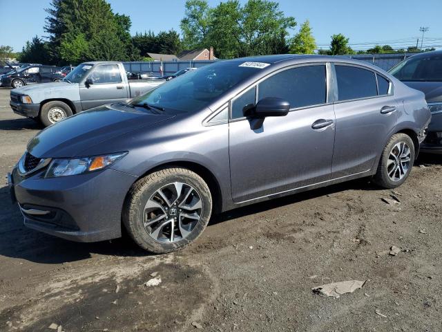 HONDA CIVIC EX 2014 with VIN 19XFB2F83EE017631 - Photo from auction