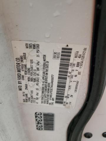 Photo 14 from auction – 2010 FORD EXPLORER E with VIN 1FMEU7EE7AUA93077