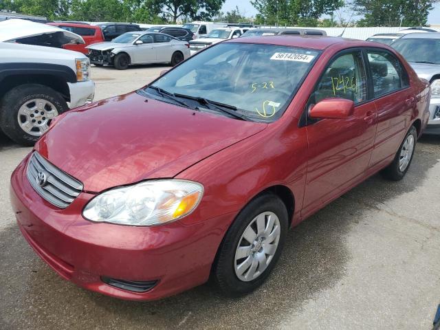 TOYOTA COROLLA CE 2003 with VIN JTDBR32E330044118 - Photo from auction