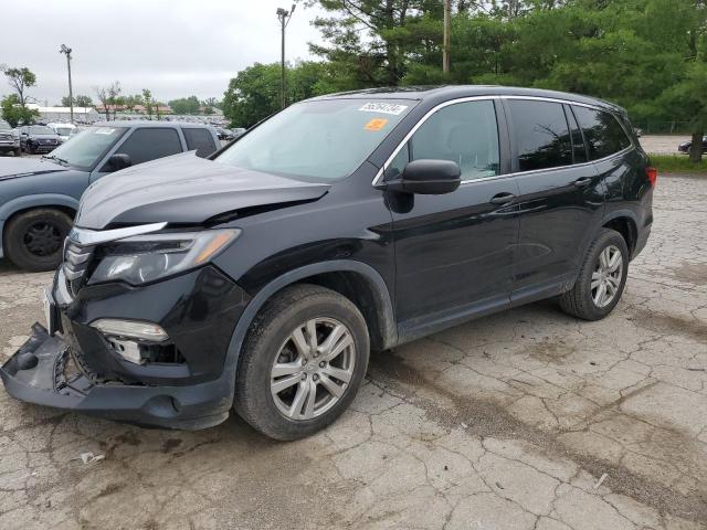 Photo 1 from auction – 2018 HONDA PILOT LX with VIN 5FNYF6H16JB072552