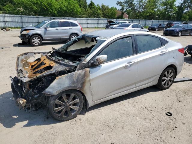 HYUNDAI ACCENT GLS 2012 with VIN KMHCU4AE5CU104933 - Photo from auction