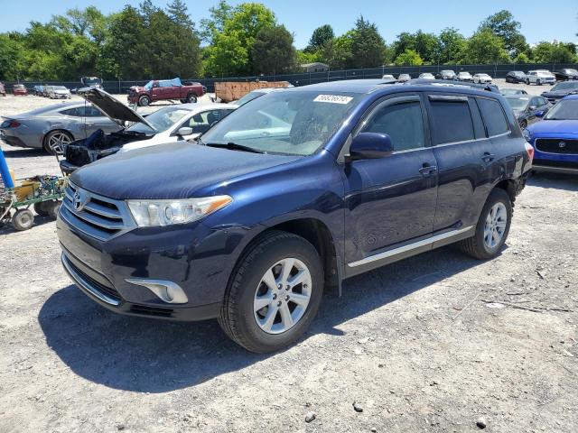 TOYOTA HIGHLANDER 2013 with VIN 5TDBK3EH1DS249221 - Photo from auction