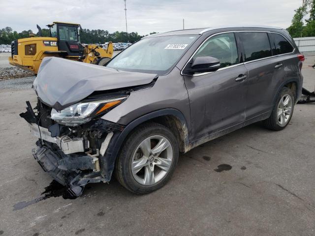 صورة رقم 1 من المزاد - 2017 TOYOTA HIGHLANDER مع VIN 5TDYZRFHXHS228512