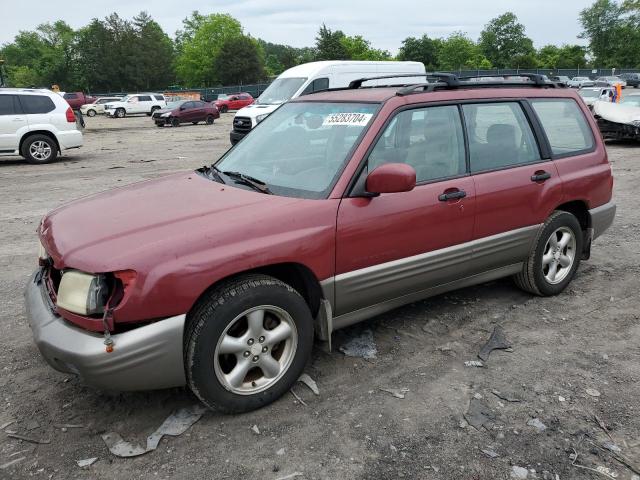 SUBARU FORESTER S 2002 with VIN JF1SF65522H745499 - Photo from auction