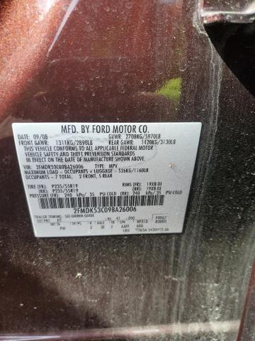 Photo 14 from auction – 2009 FORD FLEX LIMIT with VIN 2FMDK53C09BA26006