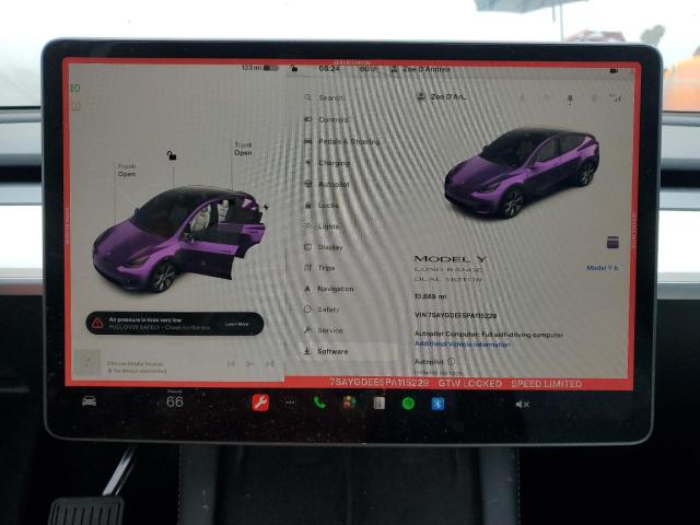 Photo 9 from auction – 2023 TESLA MODEL Y with VIN 7SAYGDEE5PA115229