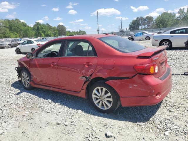 Photo 2 from auction – 2009 TOYOTA COROLLA BA with VIN 2T1BU40E79C141795