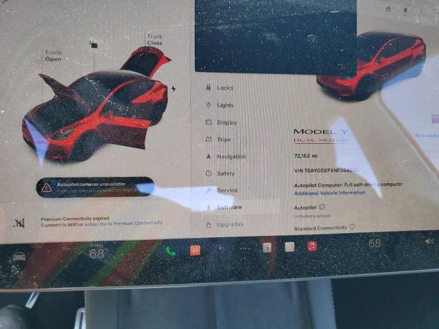 Photo 9 from auction – 2022 TESLA MODEL Y with VIN 7SAYGDEFXNF354932