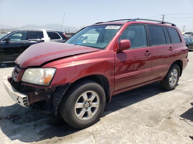 TOYOTA HIGHLANDER 2007 with VIN JTEEP21A370228570 - Photo from auction