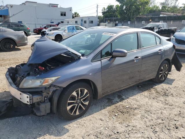 HONDA CIVIC EX 2014 with VIN 19XFB2F85EE226482 - Photo from auction