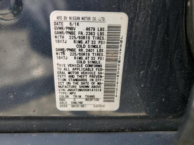 Photo 14 from auction – 2016 NISSAN ROGUE S with VIN JN8AT2MV0GW141014