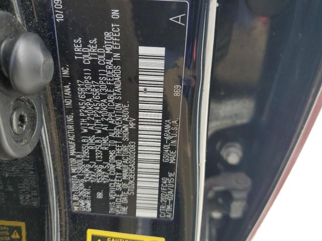Photo 14 from auction – 2010 TOYOTA HIGHLANDER with VIN 5TDZK3EH5AS002083