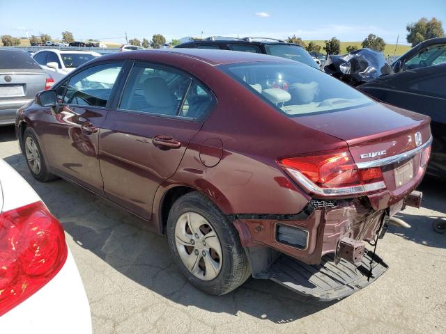 Photo 2 from auction – 2014 HONDA CIVIC LX with VIN 19XFB2F51EE268914