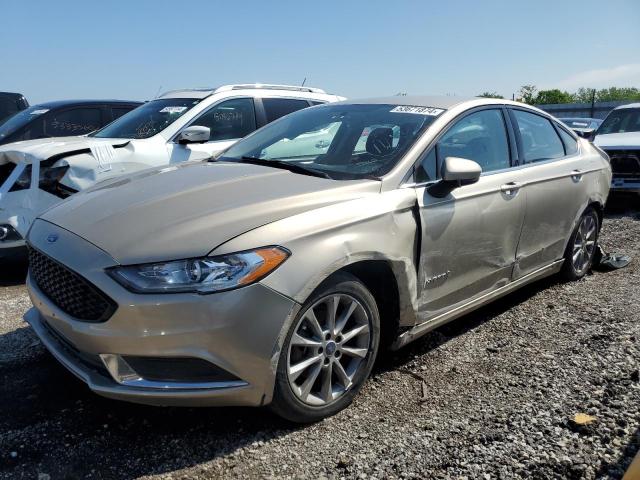 FORD FUSION SE 2017 with VIN 3FA6P0LU4HR325742 - Photo from auction