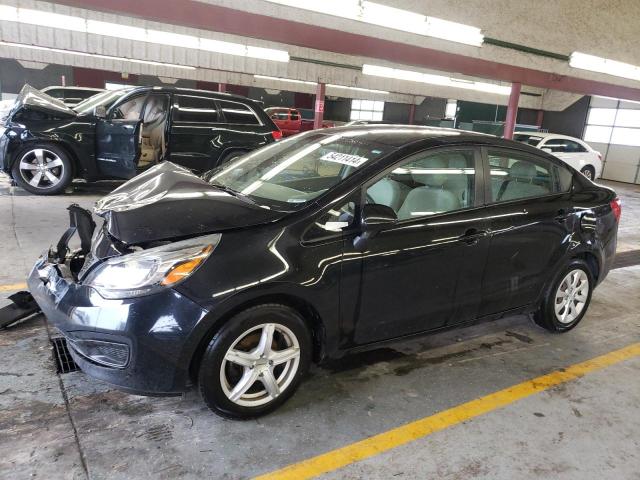KIA RIO LX 2013 with VIN KNADM4A37D6173584 - Photo from auction