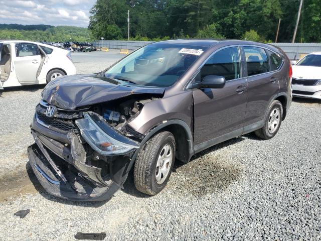 HONDA CR-V LX 2015 with VIN 2HKRM3H35FH531329 - Photo from auction